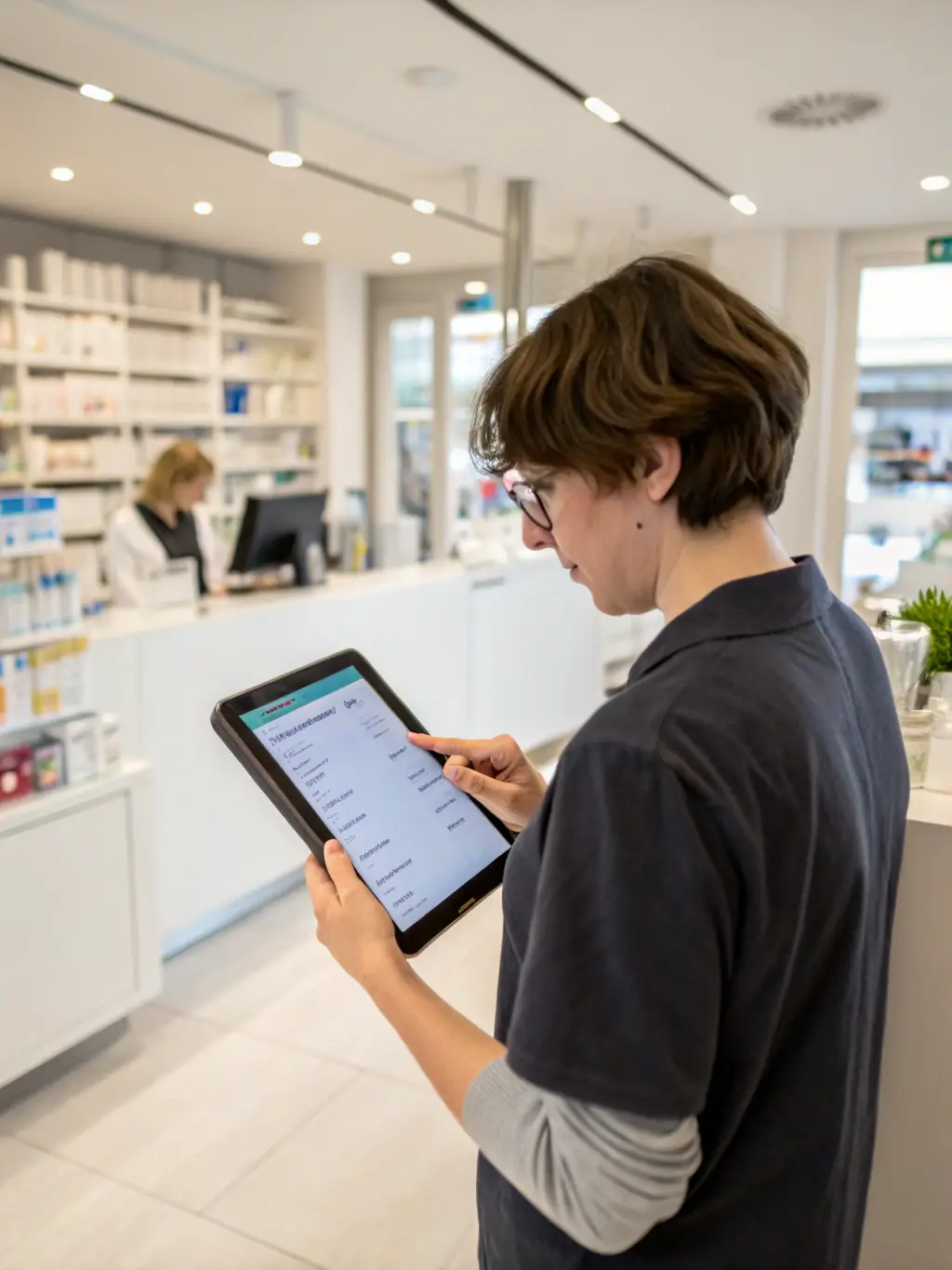 A person using the SaguaroRx website on their phone, easily comparing prices and pharmacy locations.