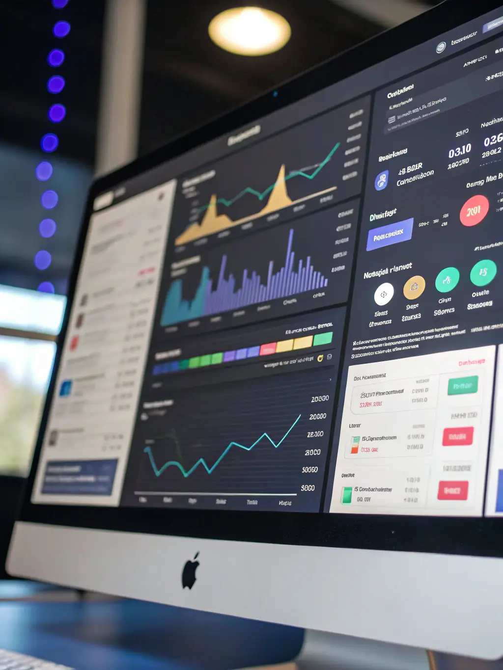 A clear dashboard view of the SaguaroRx analytics portal, highlighting key metrics like website traffic, QR code scans, and successful transactions.